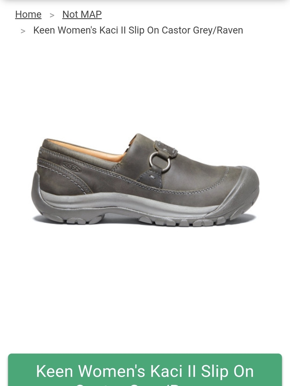 Keen Women's Kaci II Slip-On Casual Shoe in Castor Grey